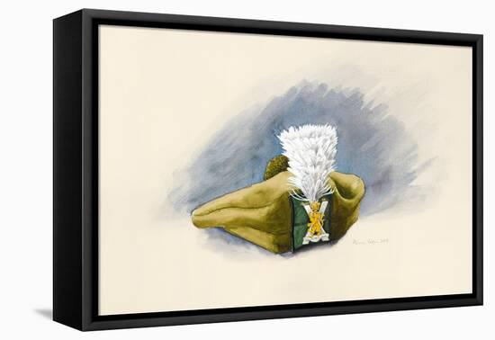 The White Hackle-Alison Cooper-Framed Stretched Canvas