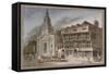 The White Hart Inn at No 119 White Hart Court, Bishopsgate, City of London, 1827-null-Framed Stretched Canvas