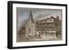 The White Hart Inn at No 119 White Hart Court, Bishopsgate, City of London, 1827-null-Framed Giclee Print