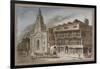 The White Hart Inn at No 119 White Hart Court, Bishopsgate, City of London, 1827-null-Framed Giclee Print