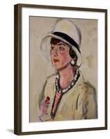The White Hat-George Leslie Hunter-Framed Giclee Print