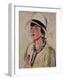 The White Hat-George Leslie Hunter-Framed Giclee Print