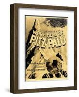 THE WHITE HELL OF PITZ PALU (aka DIE WEISSE HOLLE VOM PIZ PALU)-null-Framed Art Print