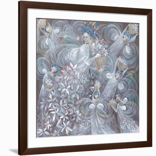 The White Hibiscus, 2009-Annael Anelia Pavlova-Framed Giclee Print