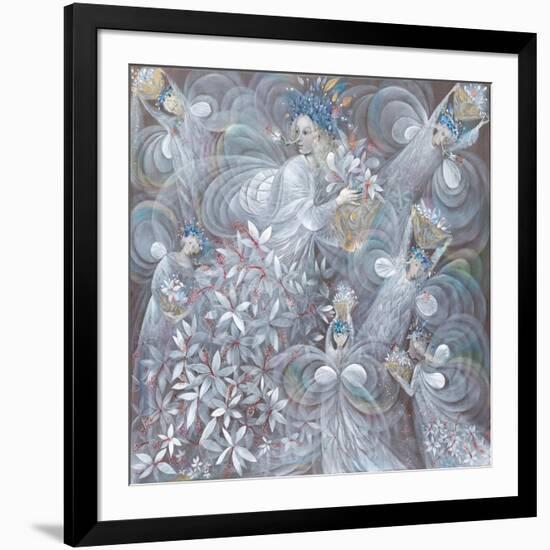 The White Hibiscus, 2009-Annael Anelia Pavlova-Framed Giclee Print