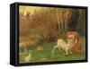 The White Hind, C.1870-Arthur Hughes-Framed Stretched Canvas