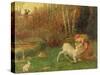 The White Hind, C.1870-Arthur Hughes-Stretched Canvas
