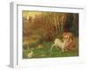 The White Hind, C.1870-Arthur Hughes-Framed Giclee Print