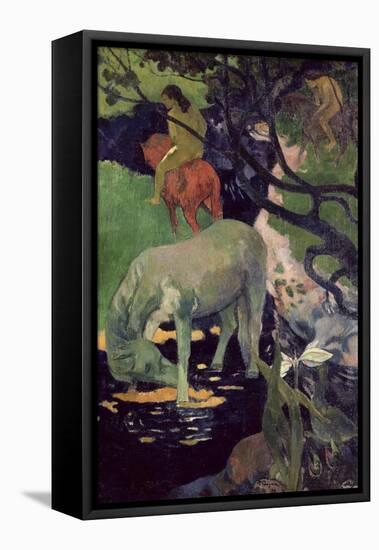 The White Horse, 1898-Paul Gauguin-Framed Stretched Canvas