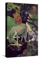 The White Horse, 1898-Paul Gauguin-Stretched Canvas