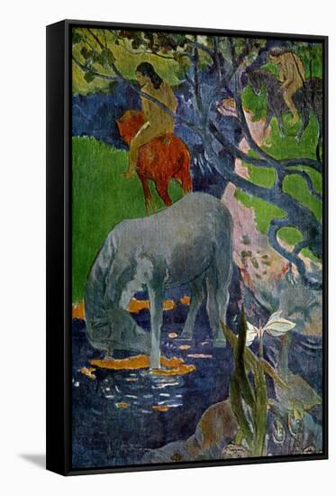 The White Horse, 1898-Paul Gauguin-Framed Stretched Canvas