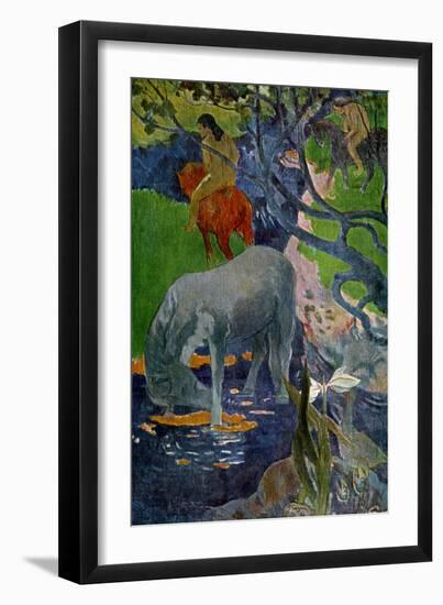 The White Horse, 1898-Paul Gauguin-Framed Giclee Print