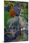 The White Horse, 1898-Paul Gauguin-Mounted Giclee Print