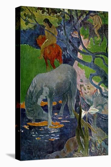 The White Horse, 1898-Paul Gauguin-Stretched Canvas