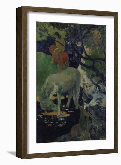 The White Horse, c.1893-Paul Gauguin-Framed Giclee Print