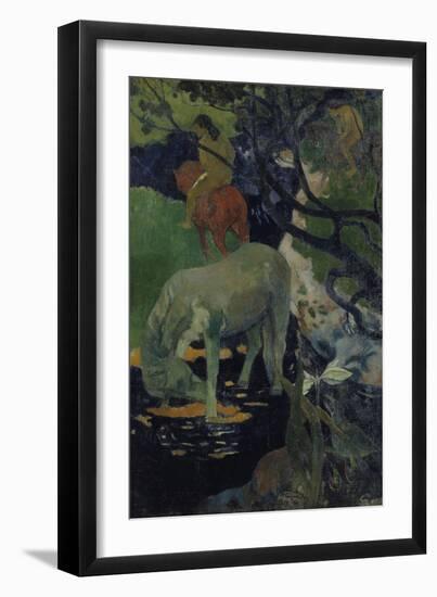 The White Horse, c.1893-Paul Gauguin-Framed Giclee Print