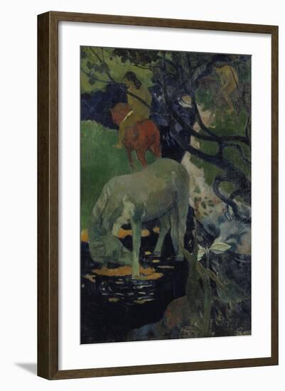 The White Horse, c.1893-Paul Gauguin-Framed Giclee Print