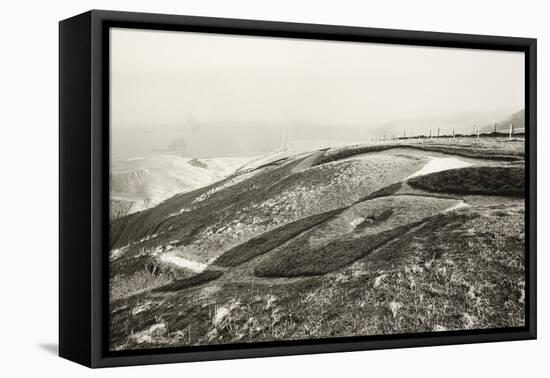 The White Horse Eye, and Dragon Hill, Uffington-null-Framed Stretched Canvas