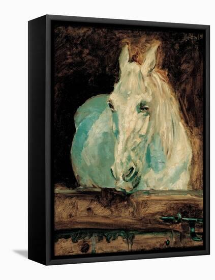 The White Horse Gazelle, 1881-Henri de Toulouse-Lautrec-Framed Stretched Canvas