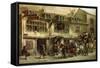 The White Horse Inn, Clelsea-J.C. Maggs-Framed Stretched Canvas