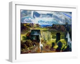 The White Horse (Oil on Canvas)-George Wesley Bellows-Framed Giclee Print