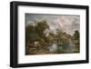 The White Horse-John Constable-Framed Premium Giclee Print