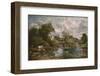 The White Horse-John Constable-Framed Premium Giclee Print