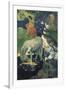 The White Horse-Paul Gauguin-Framed Premium Giclee Print