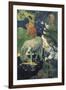 The White Horse-Paul Gauguin-Framed Premium Giclee Print