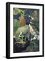 The White Horse-Paul Gauguin-Framed Art Print