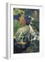 The White Horse-Paul Gauguin-Framed Art Print