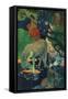 The White Horse-Paul Gauguin-Framed Stretched Canvas