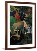 The White Horse-Paul Gauguin-Framed Giclee Print