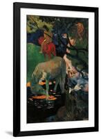 The White Horse-Paul Gauguin-Framed Giclee Print