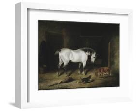 The White Horse-John Frederick Herring II-Framed Giclee Print