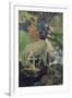 The White Horse-Paul Gauguin-Framed Art Print