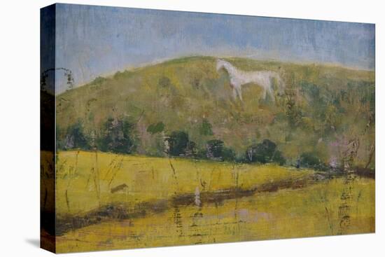 The White Horse-Ruth Addinall-Stretched Canvas