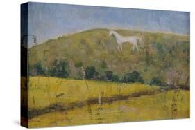 The White Horse-Ruth Addinall-Stretched Canvas