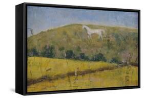 The White Horse-Ruth Addinall-Framed Stretched Canvas