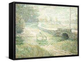 The White Horse-Ernest Lawson-Framed Stretched Canvas