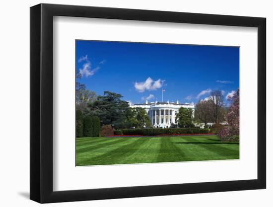 The White House and south lawn, Washington DC, USA-Russ Bishop-Framed Premium Photographic Print