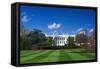 The White House and south lawn, Washington DC, USA-Russ Bishop-Framed Stretched Canvas