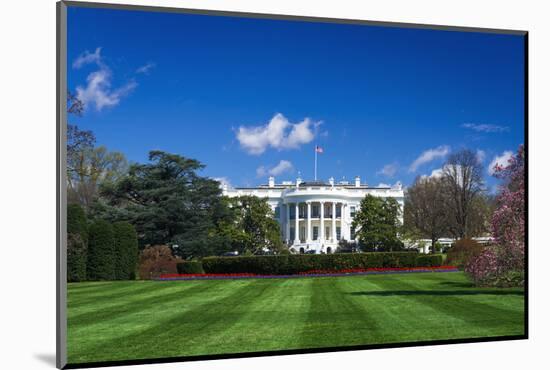 The White House and south lawn, Washington DC, USA-Russ Bishop-Mounted Photographic Print
