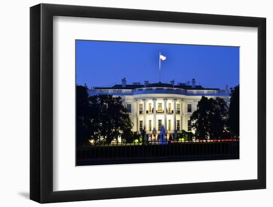 The White House at Night - Washington Dc, United States-Orhan-Framed Photographic Print