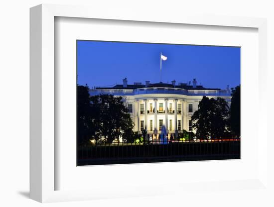 The White House at Night - Washington Dc, United States-Orhan-Framed Photographic Print