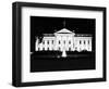 The White House by Night, Official Residence of the President of the US, Washington D.C-Philippe Hugonnard-Framed Photographic Print