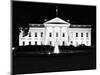 The White House by Night, Official Residence of the President of the US, Washington D.C-Philippe Hugonnard-Mounted Photographic Print