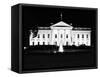 The White House by Night, Official Residence of the President of the US, Washington D.C-Philippe Hugonnard-Framed Stretched Canvas