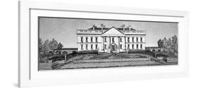 The White House in 1820-George Catlin-Framed Giclee Print