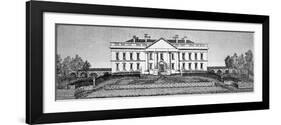 The White House in 1820-George Catlin-Framed Giclee Print